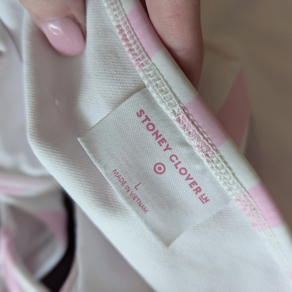 Stoney Clover Target Pink and White Bikini